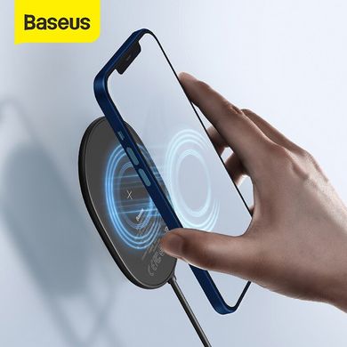 Беспроводная зарядка с MagSafe Baseus Light Magnetic Wireless Charger - Black, цена | Фото