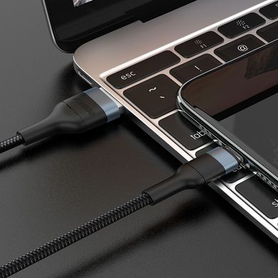 Кабель FONENG X51 (2m) Lightning to USB - Black, цена | Фото