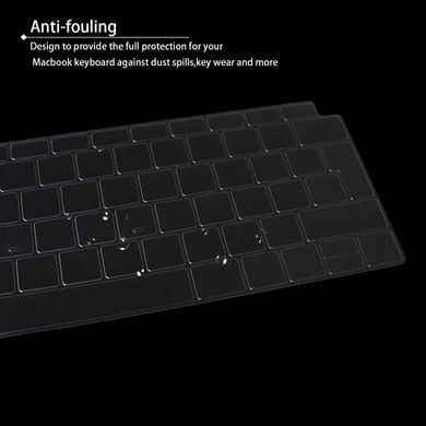 Накладка на клавіатуру STR для MacBook Air 13 (2018-2019) - Прозора EU, ціна | Фото
