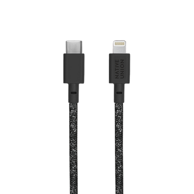 Кабель Native Union Night Cable USB-C to Lightning Zebra (3 m) (NCABLE-KV-CL-ZEB), ціна | Фото