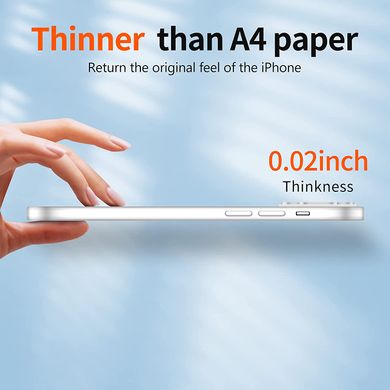 Ультратонкий чехол STR Ultra Thin Case for iPhone 13 Pro - Frosted White, цена | Фото