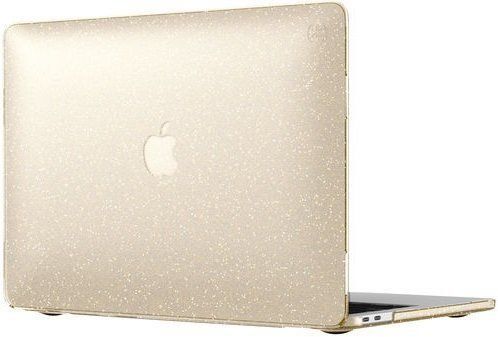 Накладка Speck MacBook Pro 13” with Touch Bar Smartshell - Clear With Gold Glitter/Clear, ціна | Фото
