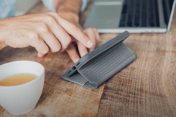 Чохол Moshi Overture Premium Wallet Case Herringbone Gray for iPhone XS Max (99MO091052), ціна | Фото