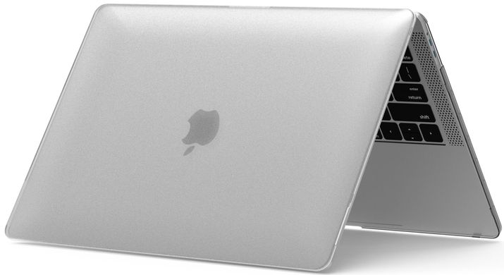 Пластиковий матовий чохол-накладка WIWU iSHIELD Hard Shell for MacBook Pro 13 (2020) - Біла матова, ціна | Фото