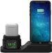 Док-станція STR 3 in1 Charging Stand for iPhone / Apple Watch / AirPods - Black (STR-DOCK-BK), ціна | Фото 1