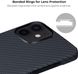 Чехол Pitaka MagEZ Case Twill Black/Blue for iPhone 12 (KI1208M), цена | Фото 4