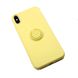 Чохол із кільцем-тримачем MIC Ring Holder для IPhone XR - Yellow, ціна | Фото 1