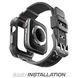 Ремешок с чехлом SUPCASE UB Pro Case for Apple Watch Series 4/5/6/SE (40mm) - Dark Green (SUP-AW40-UBPRO-DG), цена | Фото 4