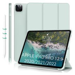 Силіконовий чохол-книжка STR Soft Case для iPad Pro 12,9 (2018 | 2020 | 2021 | 2022) &mdash; Dark Green, ціна | Фото