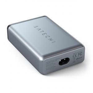 Зарядний пристрій Satechi USB-C 75W Travel Charger Space Gray (ST-MCTCAM), ціна | Фото