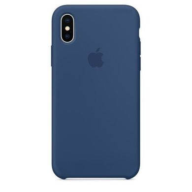 Чохол Apple Silicone Case for iPhone X - Cosmos Blue (MR6G2), ціна | Фото