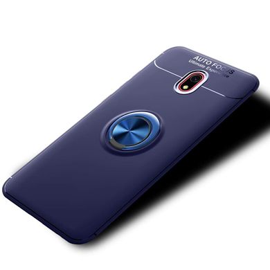TPU чехол Deen ColorRing под магнитный держатель (opp) для Xiaomi Redmi 8a - Синий / Синий, цена | Фото