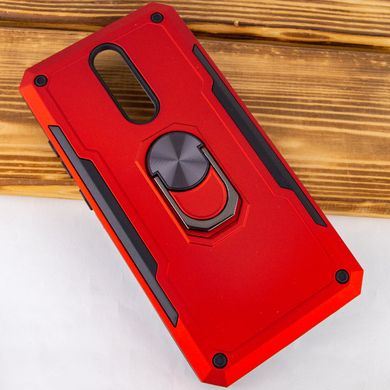 Протиударний чохол SG Ring Color магнітний тримач для Xiaomi Redmi 8 - Червоний, ціна | Фото