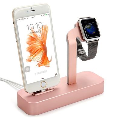 Посдтавка COTEetCI Base5 2-in-1 iPhone / Apple watch Stand - Space Gray (CS2095-GY), ціна | Фото