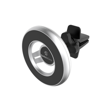 Автотримач з MagSafe Switcheasy MagMount Magnetic Car Mount for iPhone 12 (Bracket V) - Silver (GS-114-154-221-26）, ціна | Фото