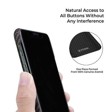 Чехол Pitaka MagEZ Case Black/Rose Gold for iPhone 11 Pro Max (KI1106M), цена | Фото