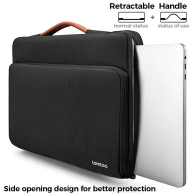 Чехол-сумка tomtoc Laptop Briefcase for MacBook Air 13 (2012-2017) / Pro Retina 13 (2012-2015) - Black (A14-C02G), цена | Фото