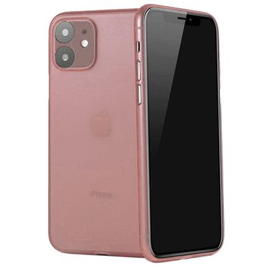 Ультратонкий чехол LikGus Ultrathin 0,3 mm для iPhone 11 (6.1") (Розовый), цена | Фото