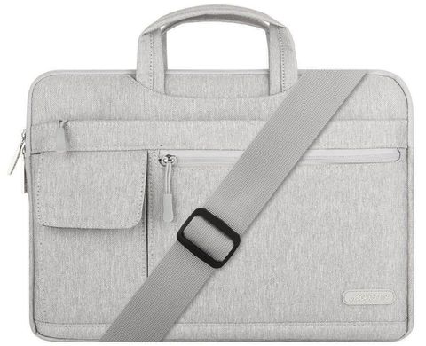 Сумка Mosiso Canvas Slim Bag for MacBook Air / Pro 13 - Gray Roses, цена | Фото