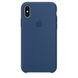 Чохол Apple Silicone Case for iPhone X - Cosmos Blue (MR6G2), ціна | Фото 1