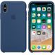 Чохол Apple Silicone Case for iPhone X - Cosmos Blue (MR6G2), ціна | Фото 2