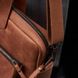 Кожаная сумка ручной работы с ремнем INCARNE BIZ для ноутбука 13-14 дюймов - Коньяк, цена | Фото 5