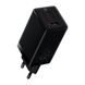 Зарядний пристрій Baseus GaN3 Pro 65W (2 Type-C + USB) + Кабель Type-C to Type-C 100W (1m) - Black (CCGP050101), ціна | Фото 2