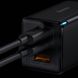 Зарядний пристрій Baseus GaN3 Pro 65W (2 Type-C + USB) + Кабель Type-C to Type-C 100W (1m) - Black (CCGP050101), ціна | Фото 8
