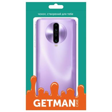 TPU чехол GETMAN Transparent 1,0 mm для Xiaomi Redmi K30 - Прозрачный / Transparent, цена | Фото