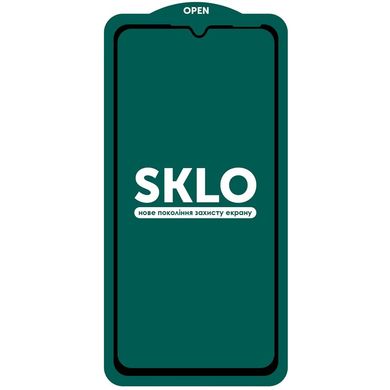 Захисне скло SKLO 5D (full glue) для Xiaomi Mi CC9 / Mi 9 Lite - Чорний, ціна | Фото