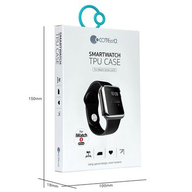 Чехол Coteetci TPU Case For Apple Watch 4 40mm - Pink (CS7049-PK), цена | Фото