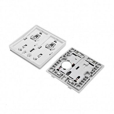 Вимикач бездротовий Aqara Wireless Switch (Wall-Attached Double-Button) (WXKG02LM/AK012CNW01), ціна | Фото