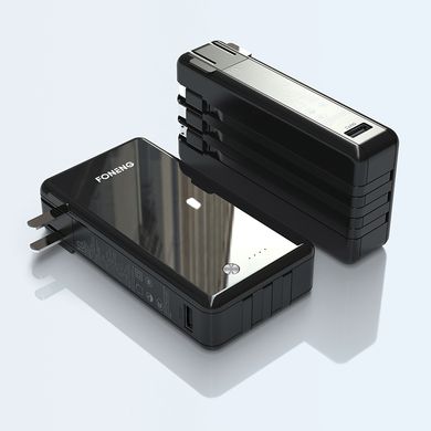 Портативний зарядний пристрій FONENG P40 PowerBank (10000 mAh) - Black, ціна | Фото