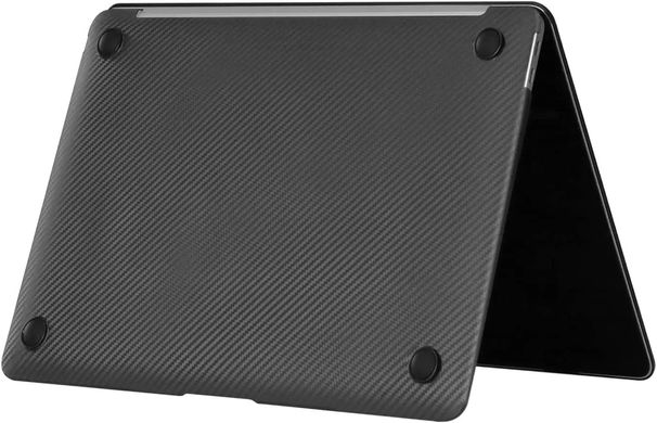 Пластиковая накладка STR Carbon Style Hard Case for MacBook Air 13 (2018-2020) - Black, цена | Фото