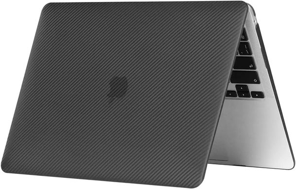 Пластикова накладка STR Carbon Style Hard Case for MacBook Air 13 (2018-2020) - Black, ціна | Фото
