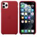 Чохол MIC Leather Case for iPhone 11 Pro Max - Red, ціна | Фото 2