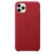 Чохол MIC Leather Case for iPhone 11 Pro Max - Red, ціна | Фото