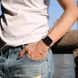 Кожаный ремешок STR на современной застежке для Apple Watch 41/40/38 mm - Black, цена | Фото 7