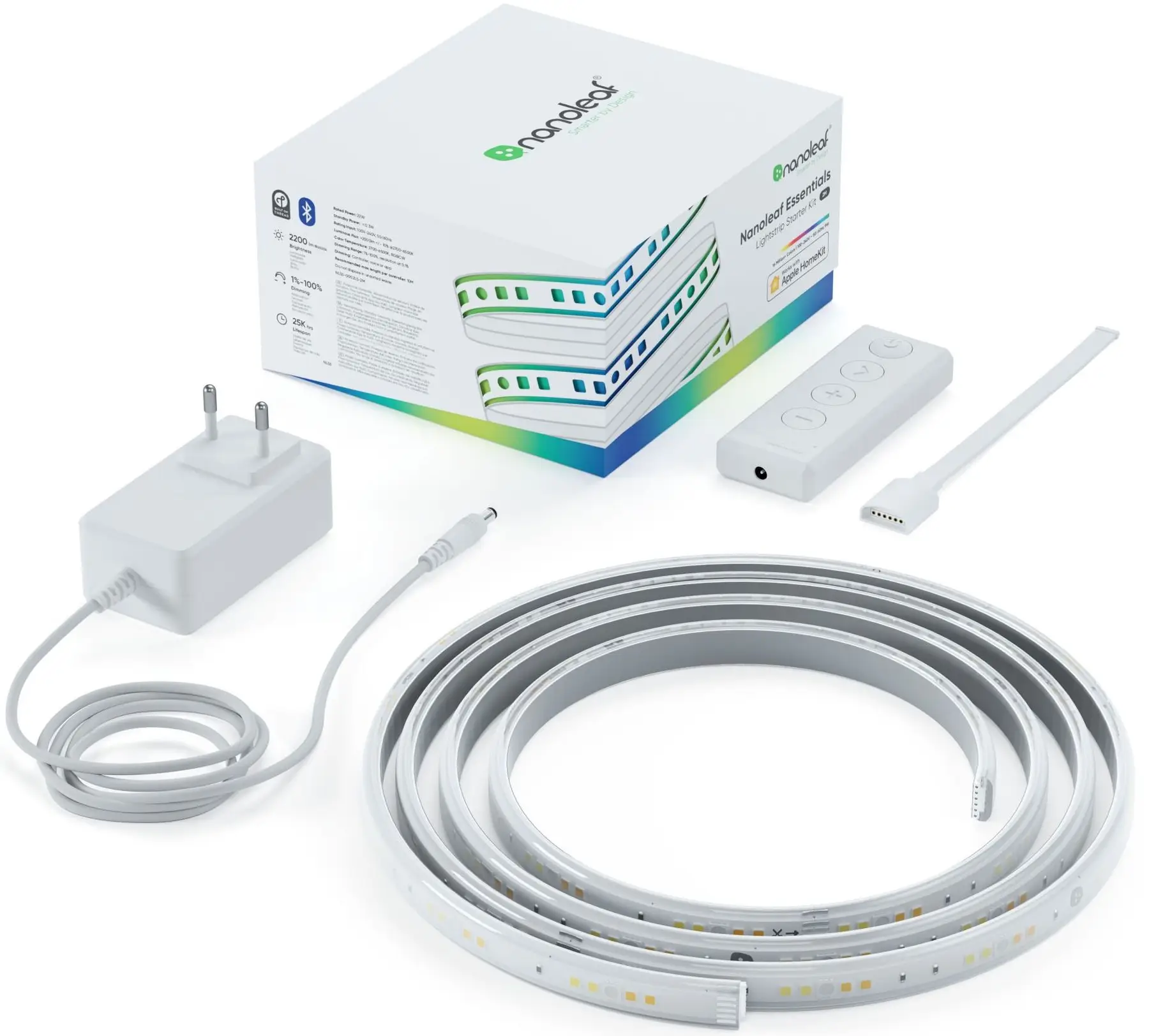 Светодиодная лента Nanoleaf Essentials Lightstrip Starter Kit Apple Homekit