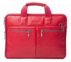 Кожаная сумка Dublon Escudo Classic 13-14" Red (1468), цена | Фото