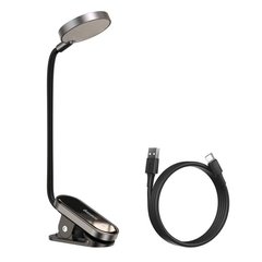 LED лампа для дому Baseus Comfort Reading Mini Clip - Dark Gray (DGRAD-0G), цена | Фото