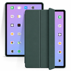Силиконовый чехол-книжка STR Soft Case for iPad Pro 12.9 (2018 | 2020 | 2021 | 2022) - Dark Green, цена | Фото