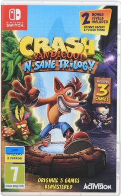 Гра Switch Crash Bandicoot N'sane Trilogy, ціна | Фото