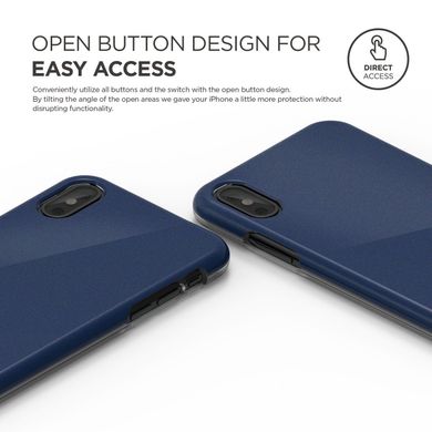 Elago Slim Fit 2 Case Matt Black for iPhone X (ES8SM2-SFBK), ціна | Фото