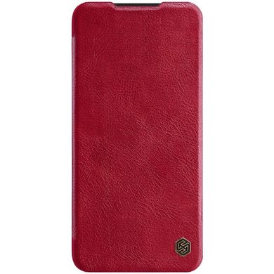 Кожаный чехол (книжка) Nillkin Qin Series для Xiaomi Redmi Note 8 Pro - Красный, цена | Фото