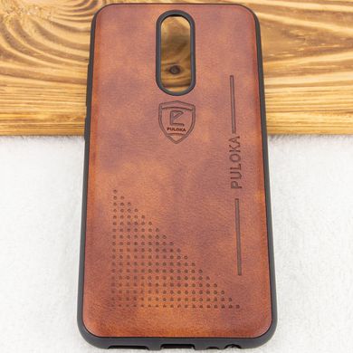 Кожаный чехол-накладка PULOKA Desi для Xiaomi Redmi 8 / 8a - Черный, цена | Фото