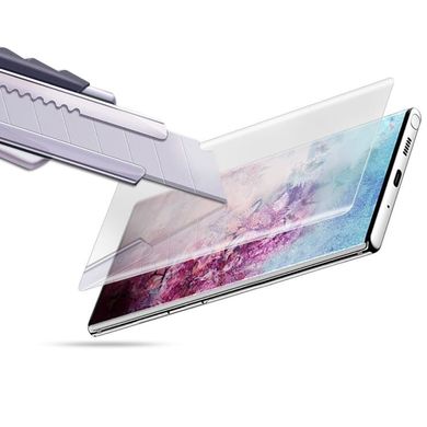 Защитное 3D стекло Mocolo с УФ лампой для Samsung Galaxy Note 10 Plus - Прозрачное, ціна | Фото