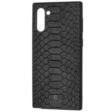 Кожаная накладка VORSON Snake series для Samsung Galaxy Note 10 - Черный, цена | Фото