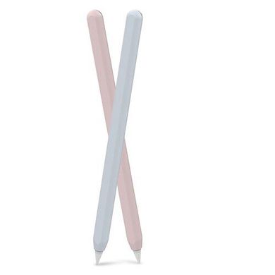 Чохол AHASTYLE Silicone Sleeves for Apple Pencil 2 - 2 pack, Navy Blue/Light Blue (AHA-01650-NNL), ціна | Фото