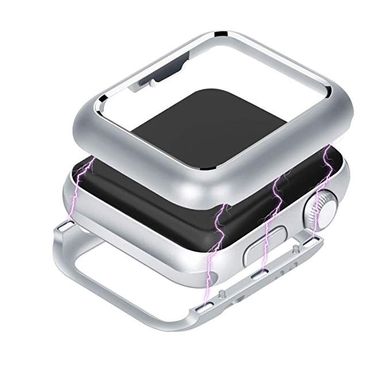 Чехол COTEetCI Aluminum Magnet Case for Apple Watch 4 40mm - Silver (CS7057-TS), цена | Фото